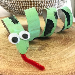 Cardboard Tube Snakes - Housebound with Kids