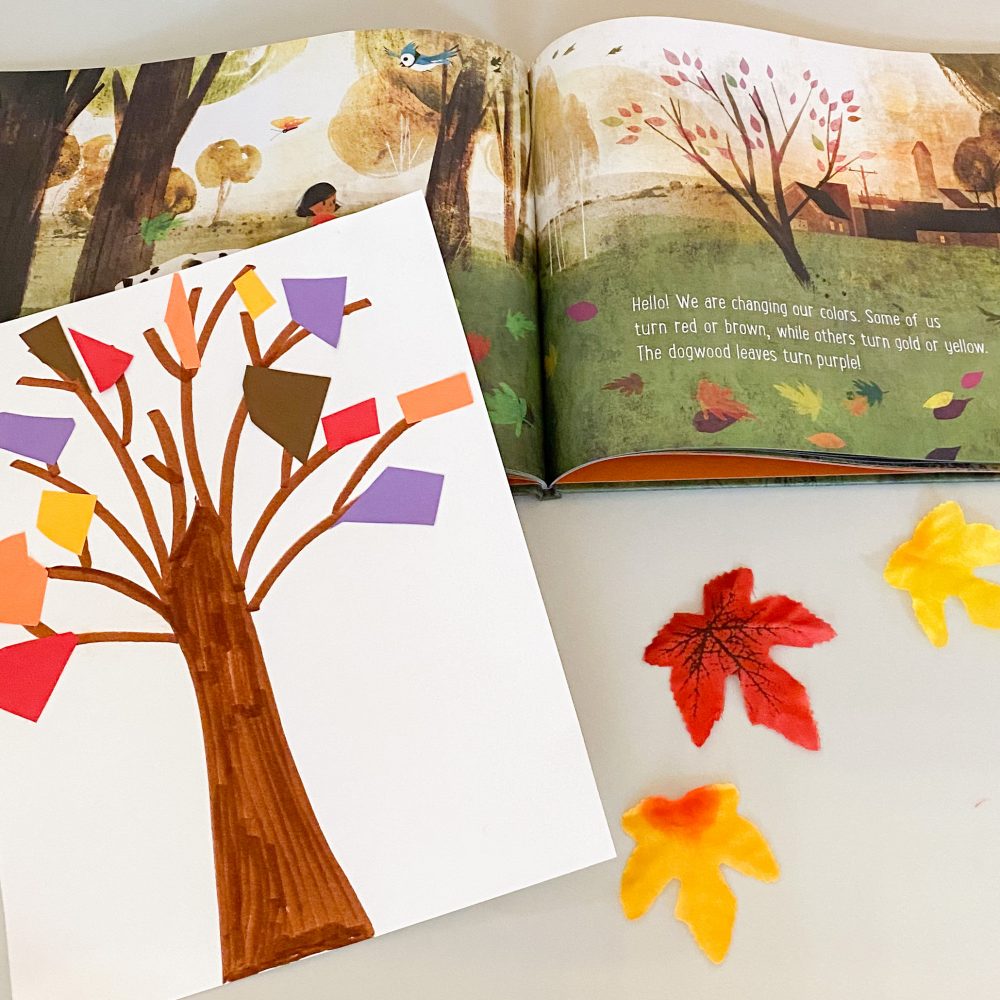 Create your own Colorful Leaf Cut and Match Activity - Housebound with Kids